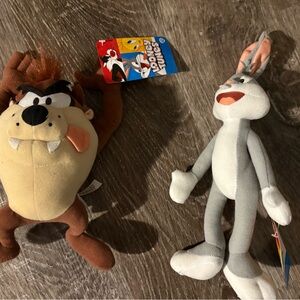 Warner Bros. Looney Tunes Toys - taz and bugs bunny new with tag